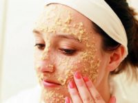 Новинка – Скраб умывание с овсянкой + массаж лица для очищения кожи